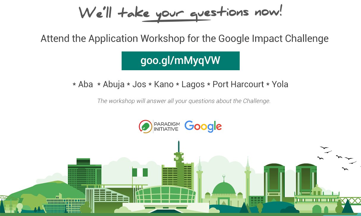google impact challenge application form