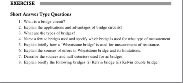 advantages limitations & applications of kelvin bridge