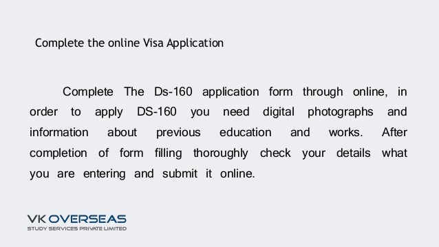 m1 student visa application form