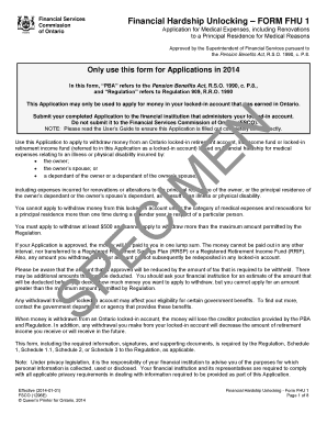 fsco forms application for mediation