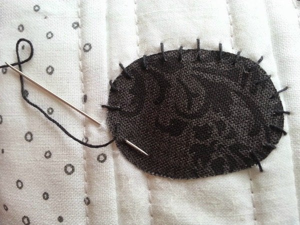 keep applique fabric from fraying