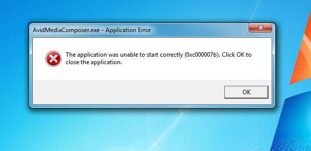 application was unable to start correctly 0c000000005
