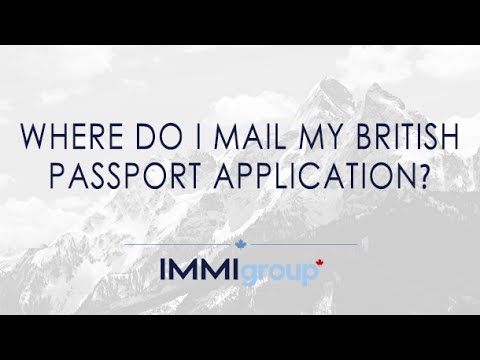 when mailing passport application include instructions