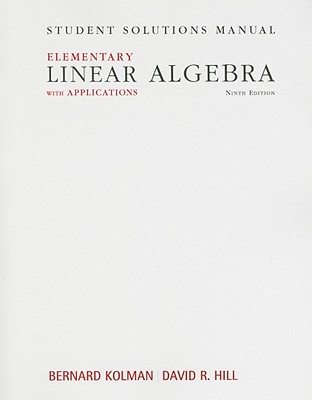 elementary linear algebra with applications 9th edition bernard kolman
