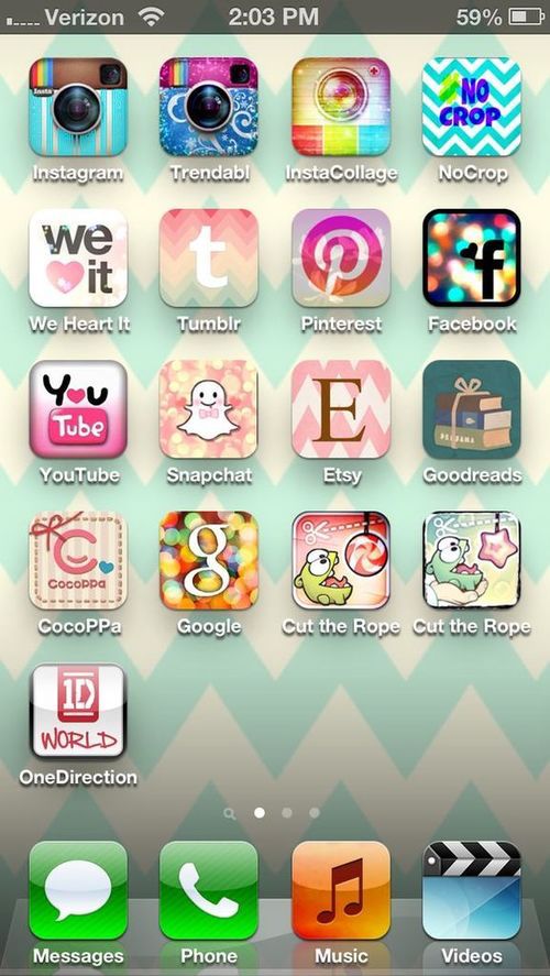 my phone games and applications