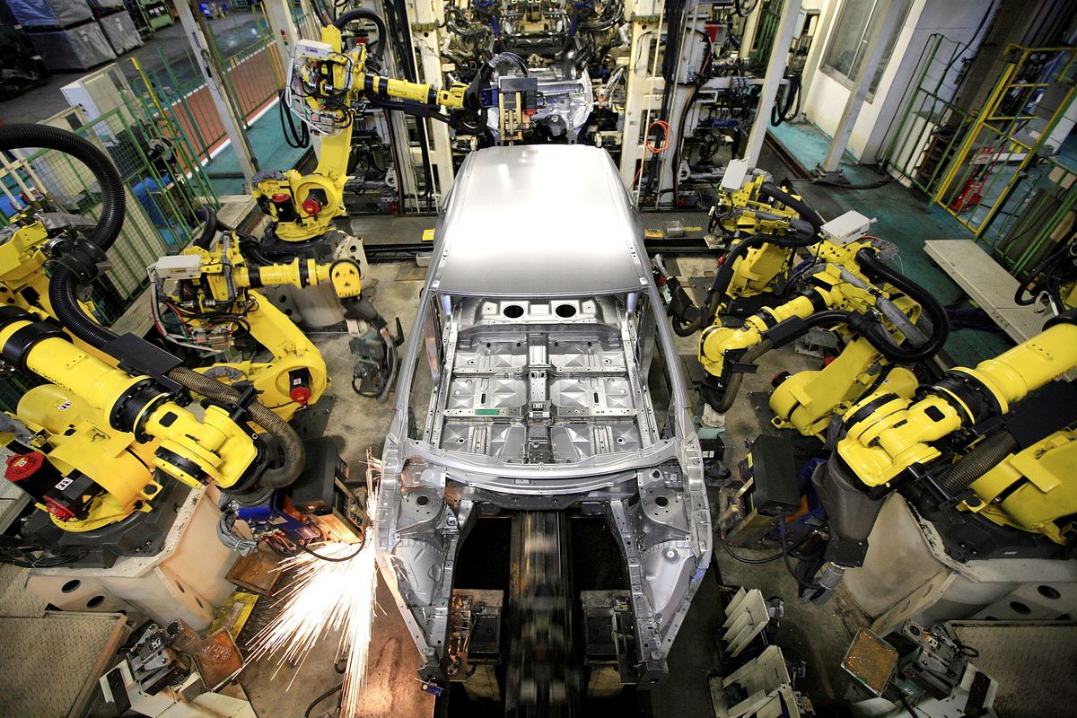 robotics application in automobile industry