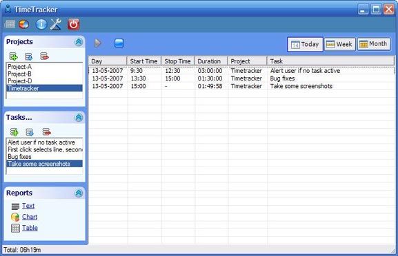 time tracking application windows free