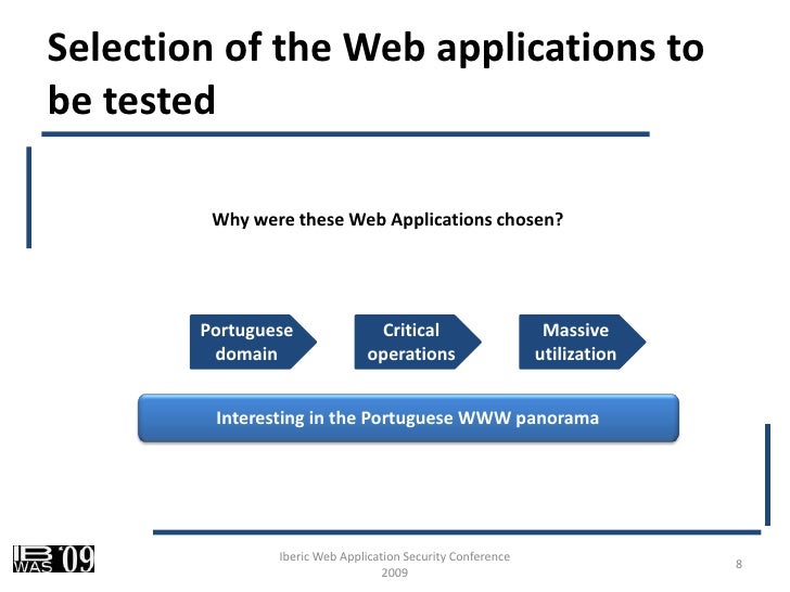 web application security assessment methodology